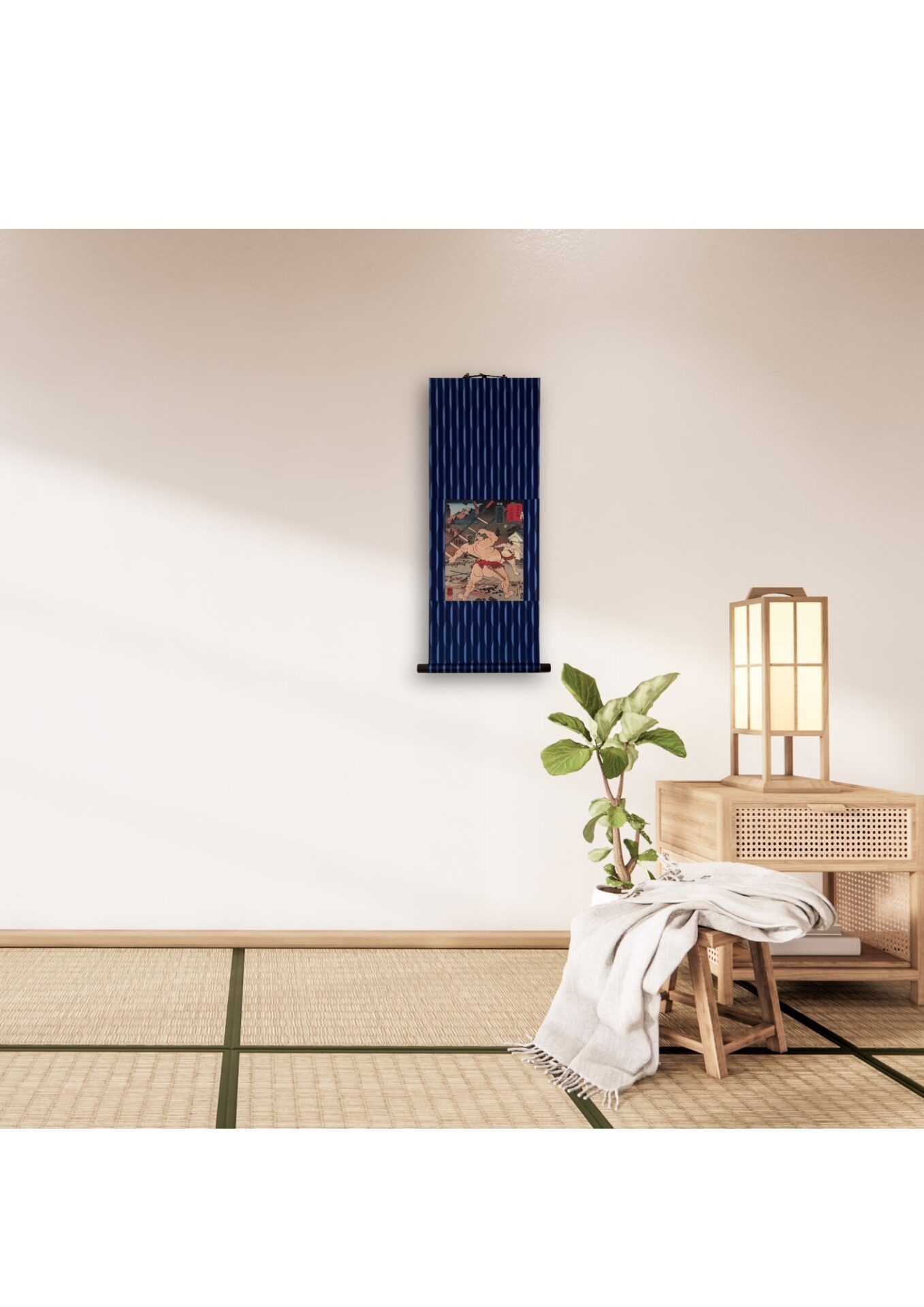関ヶ原 放駒蝶吉 濡髪蝶五郎 和紙印刷 紙箱付 - 画像 (4)