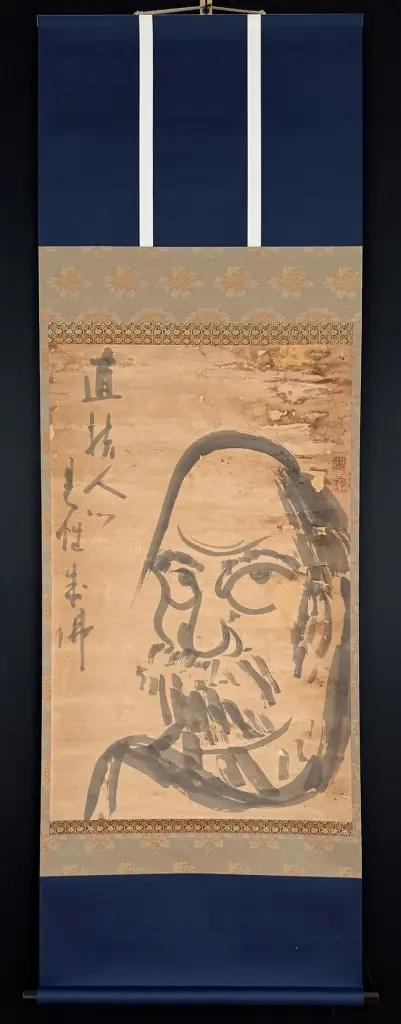 掛け軸【十三佛：36ME1-J031】丈164cm×幅44.5cm(尺三)作家（山村